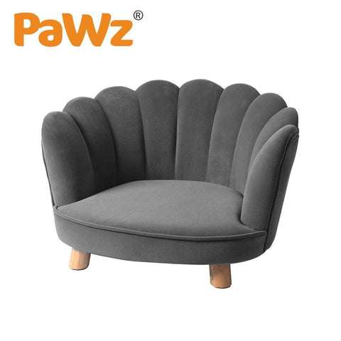 PaWz Luxury Pet Sofa Chaise Lounge Sofa Bed Cat Dog Beds Couch Sleeper Soft Grey - Ozpetsupply - Pet Supplies