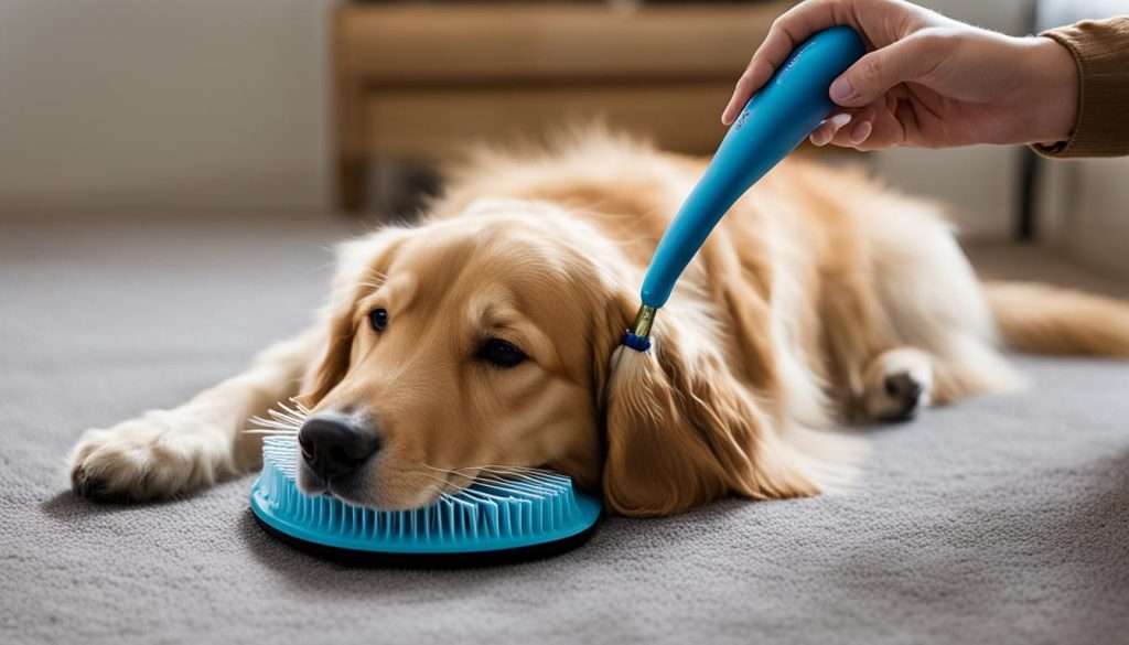 Hertzko Self-Cleaning Dog & Cat Slicker Brush