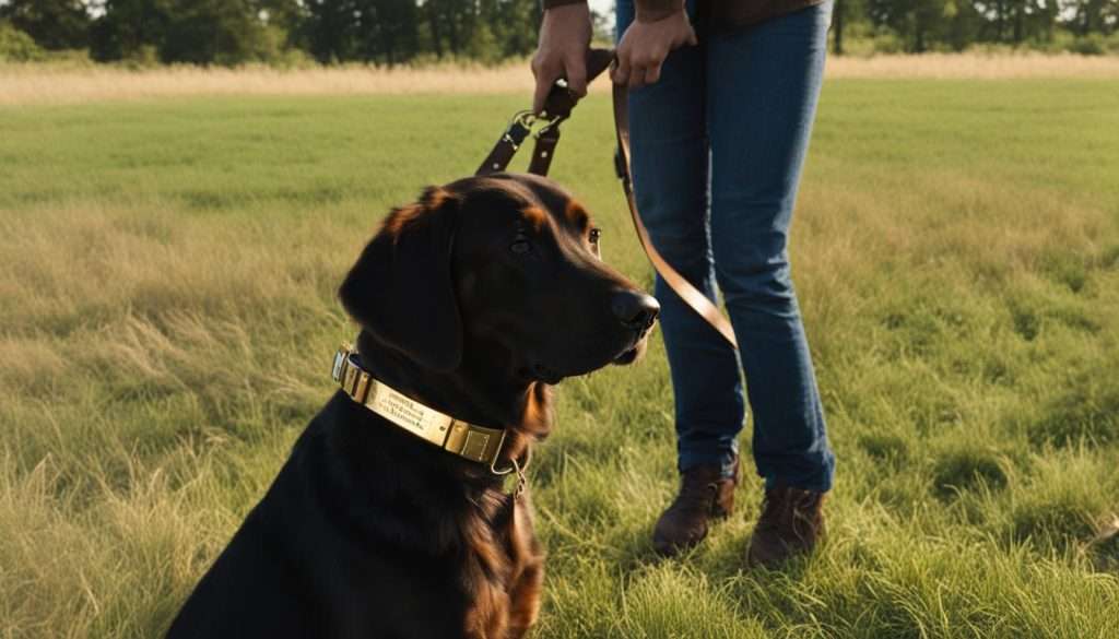 Leashes and collars for dog training