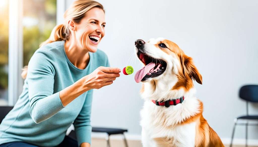 Positive dog training methods