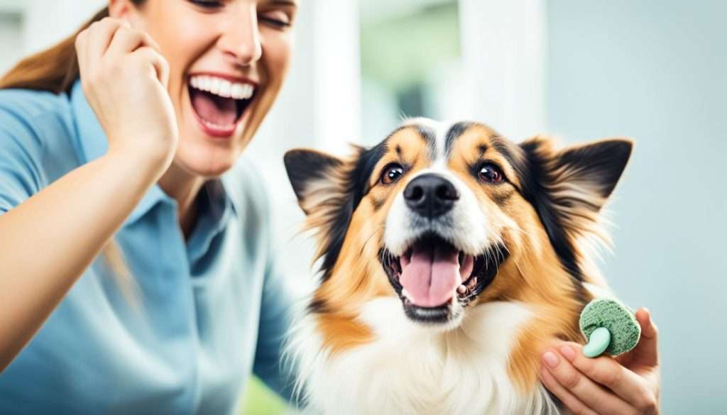 Positive reinforcement in dog training