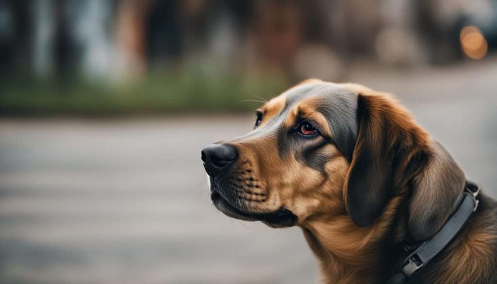 Recognize anxious behavior in dogs