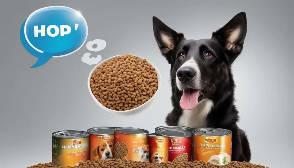 choosing between canned and dry dog food