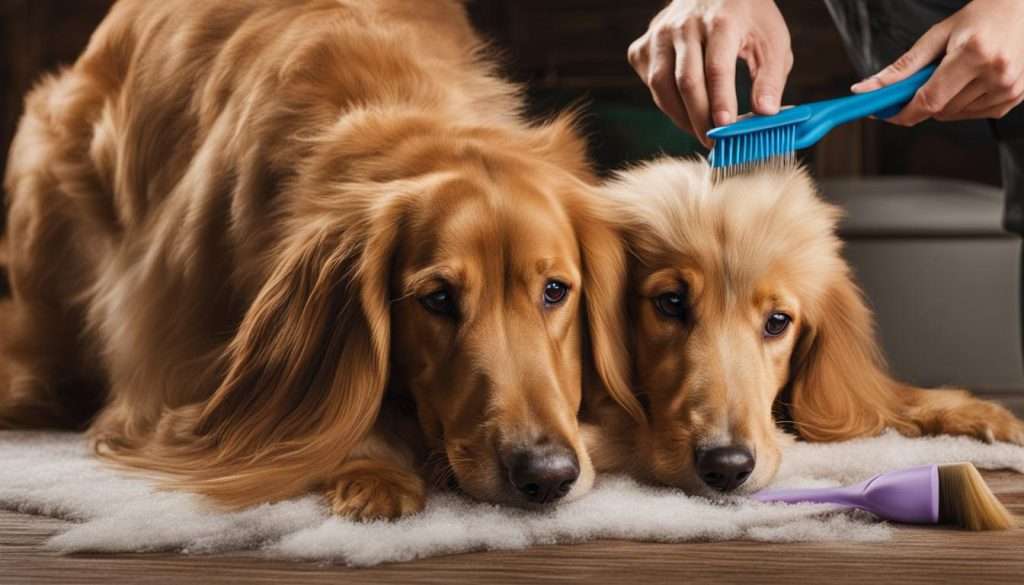 dog brushing routine for mat prevention