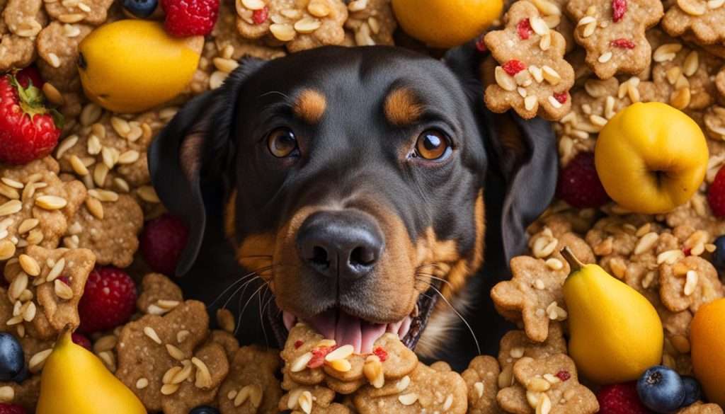 oatmeal and banana dog treat variations