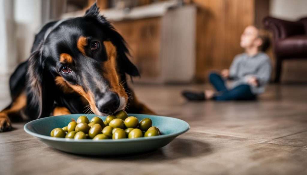 olives as a treat for dogs