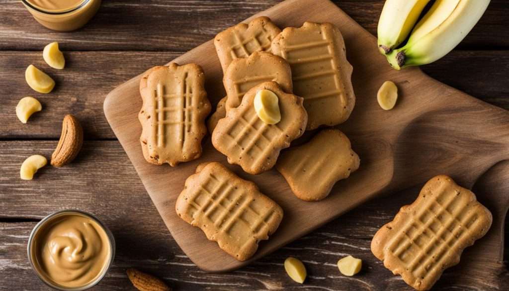 peanut butter banana dog treats