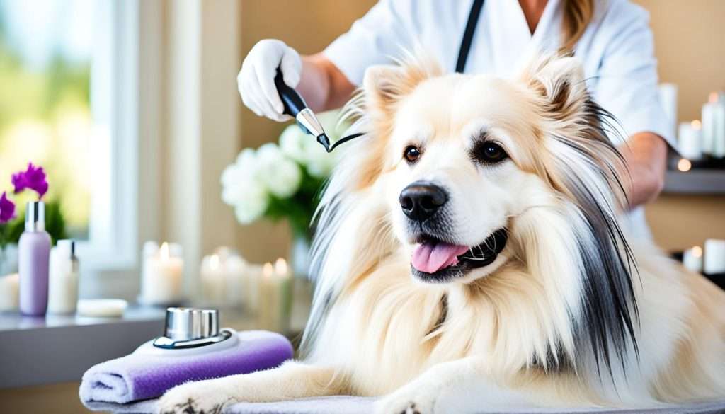professional grooming for senior dogs
