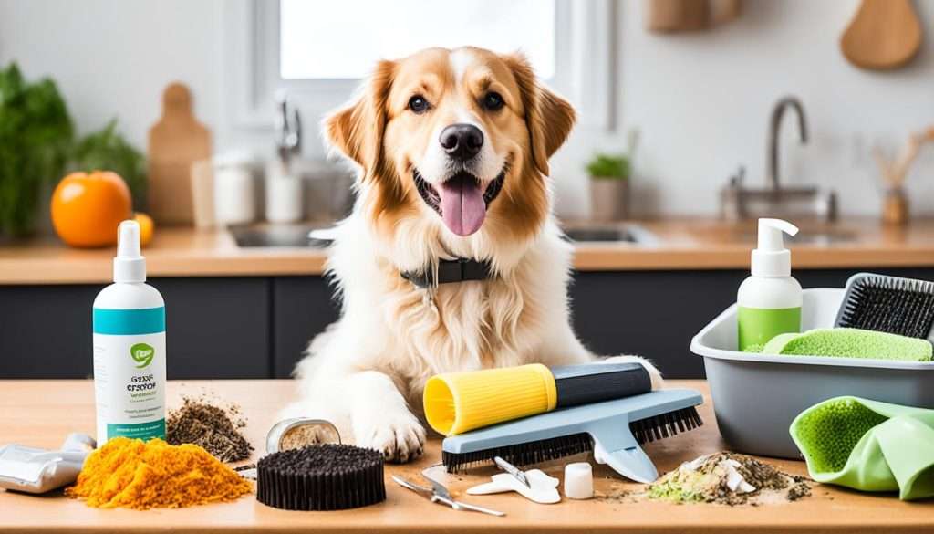reducing waste for dog grooming