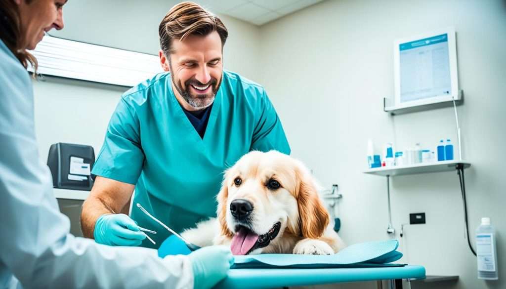 veterinarian appointment for new dog